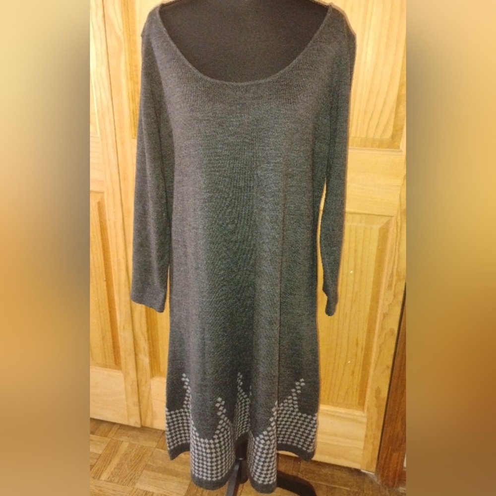R&K Charcoal Long Sleeve Dress